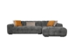 Picture of GENOA Fabric Sectional Sofa (Grey) - Facing Left