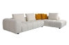 Picture of PADUA Fabric Sectional Sofa (Cream) - Facing Right