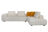 Picture of PADUA Fabric Sectional Sofa (Cream) - Facing Left