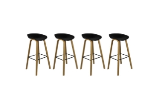Picture of 【Pack of 4】PURCH H25.5" Barstool Metal Legs (Black)