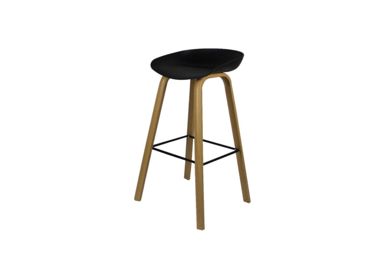 Picture of PURCH H25.5" Counter Height Stool Metal Legs (Black) - Each