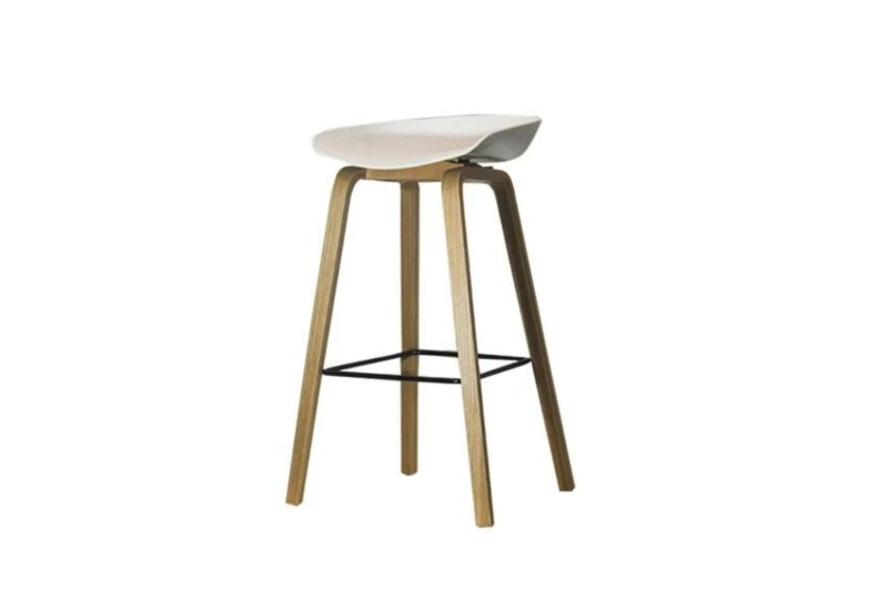 Picture of PURCH H25.5" Counter Height Stool Metal Legs (White)  -  Each
