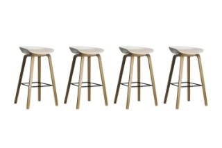 Picture of 【Pack of 4】PURCH H29.5" Barstool Metal Legs (White)