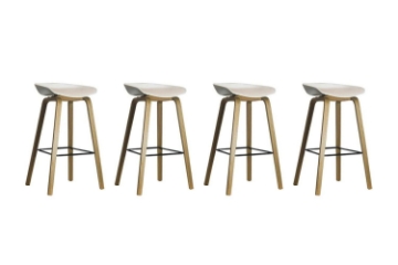 Picture of 【Pack of 4】PURCH H29.5" Barstool Metal Legs (White)