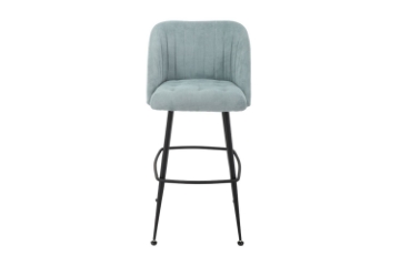 Picture of CONNOR Velvet Bar Chair (Blue)