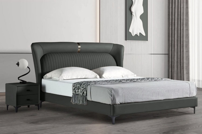 Picture of SHELL DREAM Bed Frame in Queen Size (Grey)