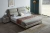 Picture of ROMEO Genuine Leather Bed Frame in Queen Size (Dark Grey)