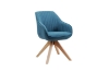 Picture of VENETIAN 360° Swivel Fabric Arm Chair (Blue) - Each