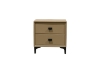 Picture of BRECON 2-Drawer Bedside Table (Brown)