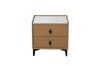 Picture of SHELL DREAM 2-Drawer Bedside Table (Brown)