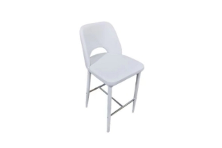 Picture of EVE PU Leather Bar Chair (White) - Single