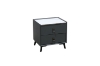 Picture of CUBA 2-Drawer Nightstand (Dark grey)