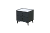 Picture of CUBA 2-Drawer Nightstand (Dark grey)