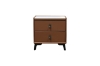 Picture of CUBA 2-Drawer Nightstand (Brown)