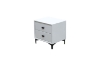Picture of HOVER 2-Drawer Bedside Table (White)