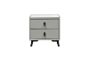 Picture of AUGUSTA 2-Drawer Bedside Table (Light Grey)