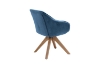 Picture of VENETIAN 360° Swivel Fabric Arm Chair (Blue) - Single