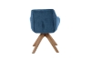 Picture of VENETIAN 360° Swivel Fabric Arm Chair (Blue) - Each