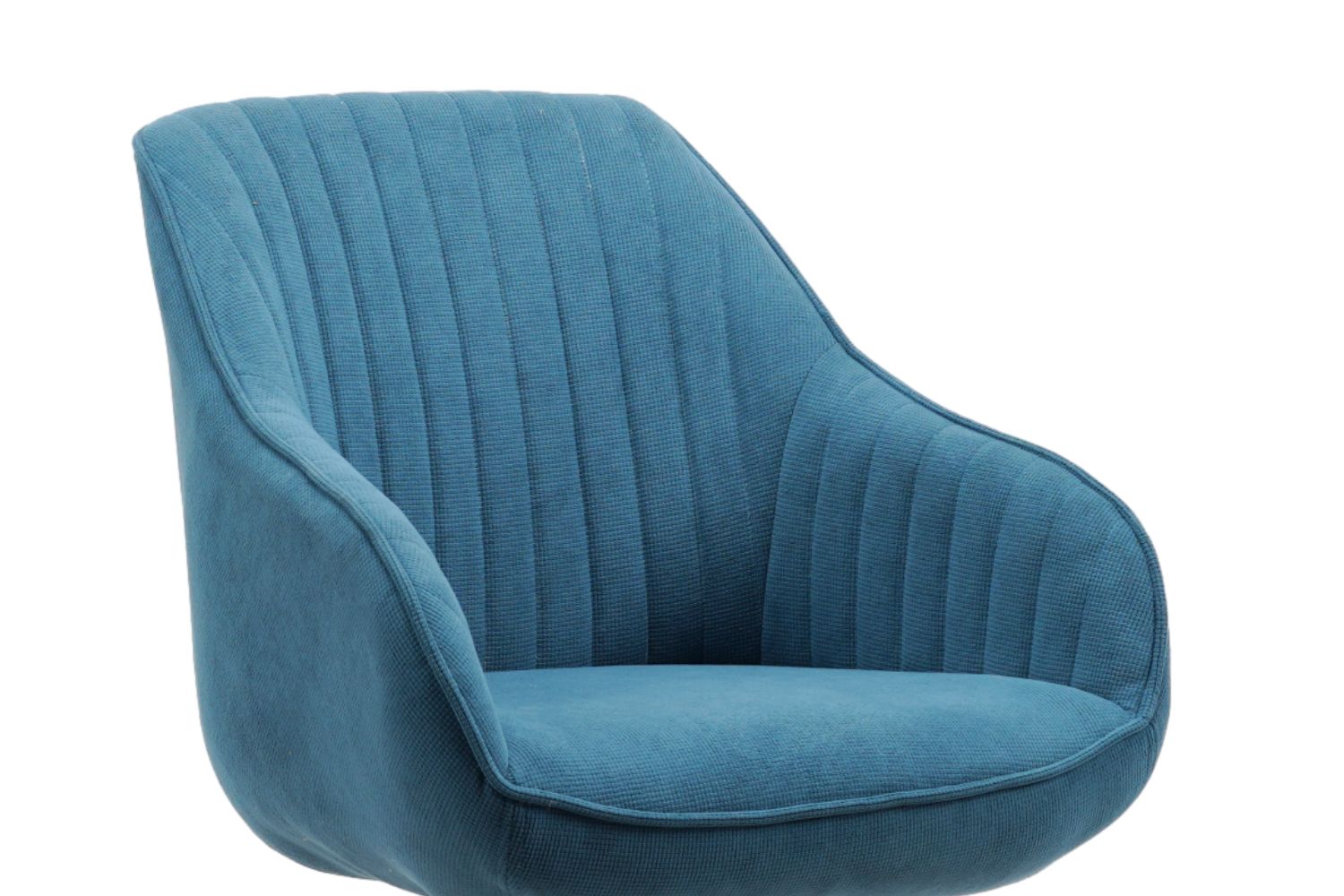 360° Swivel Fabric Arm Chair (Blue) 2PC in 1 Carton