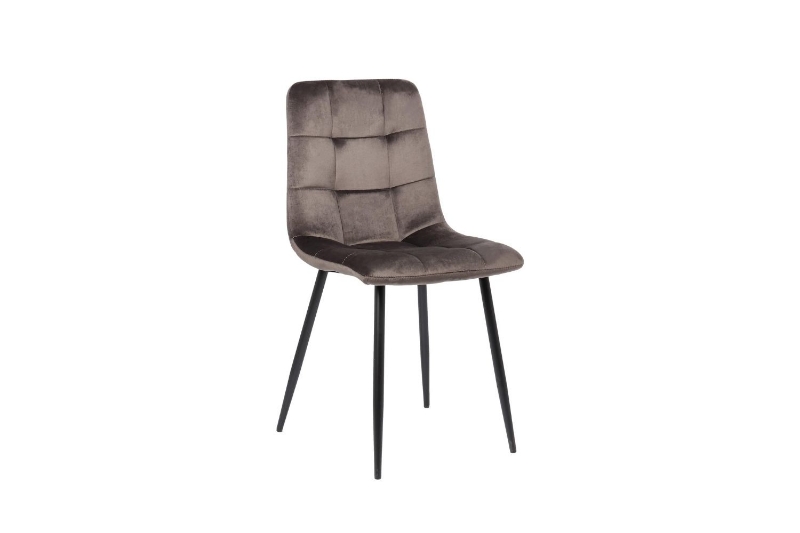 Picture of CAPITOL Velvet Dining chair (Grey) - Each