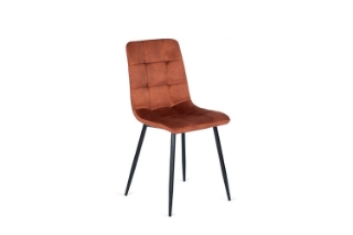 Picture of CAPITOL Velvet Dining Chair (Brown) -  Each