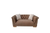 Picture of MALMO Velvet Sofa Range with Pillows (Brown) - Armchair