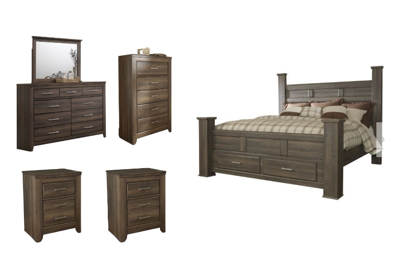 Picture of MORNINGTON 5PC Bedroom Combo Set in Queen/Eastern King Size