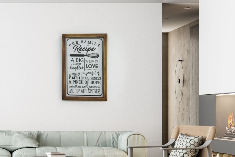 Picture of FAMILY Recipe Wall Print (17.5"x25")
