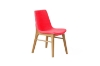 Picture of LARSSON Solid Ash Wood Dining Chair - Dark Red