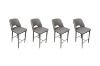 Picture of EVE PU Leather Bar Chair (Dark Grey) - 4 Chairs Set