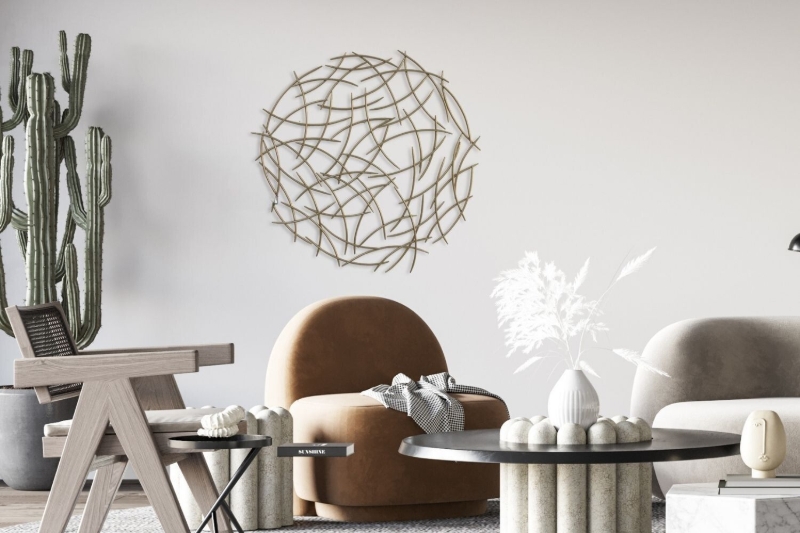 Picture of NEST Metal Wall Art (D39")