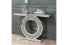 Picture of NARA 47" Console Table with Round Wall Mirror (Silver)