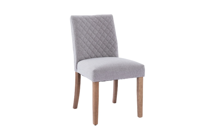 Picture of IVAN Fabric Dining Chair with Walnut Rubber Wood Legs - Each