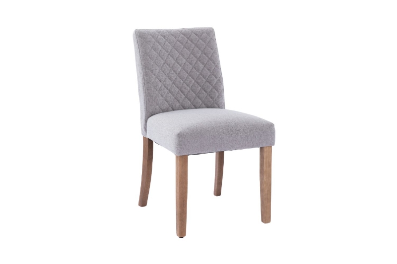 Picture of IVAN Fabric Dining Chair with Walnut Rubber Wood Legs - Single