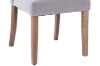 Picture of IVAN Fabric Dining Chair with Walnut Rubber Wood Legs - Each