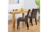 Picture of RYKER Fabric Dining Chair with Black Rubber Wood Legs  - Each