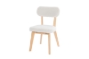 Picture of TALIA Teddy Fabric Dining Chair (White)
