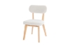 Picture of TALIA Teddy Fabric Dining Chair (White) - Each