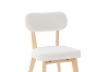 Picture of TALIA Teddy Fabric Dining Chair (White) - Each