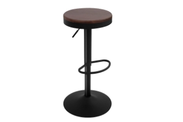 Picture of 【PACK OF 2】MASON Height Adjustable Bar Stool (Walnut)