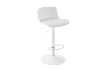 Picture of AIDEN Adjustable Gas Lift Bar Stool (White)