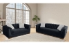 Picture of MALMO Velvet Sofa Range with Pillows (Black)