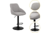 Picture of ZACH Height Adjustable Bar Chair (Grey) - Single
