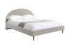 Picture of HOFFMAN Solid Wood Bed Frame in Double/Queen Size (Beige)