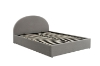 Picture of HOFFMAN Fabric Bed Frame with Gas Lift Storage in Queen/Eastern King Size (Gray)