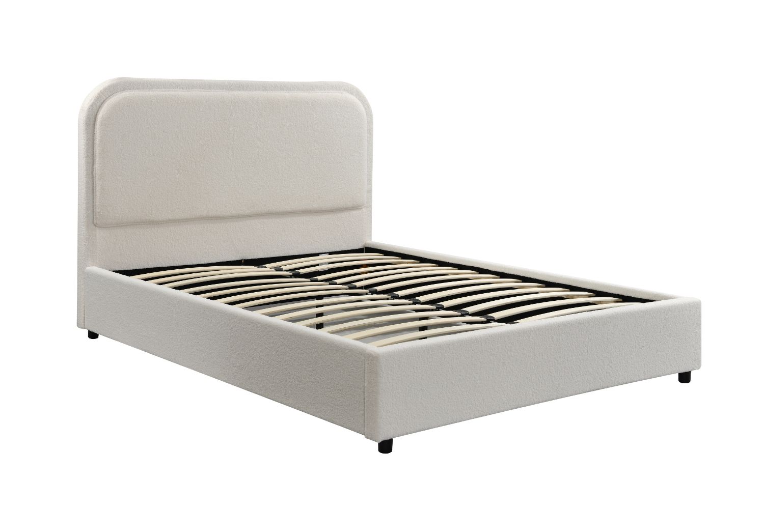 DOROTHY Fabric Bed Frame in Double/Queen/Eastern King Size (Beige