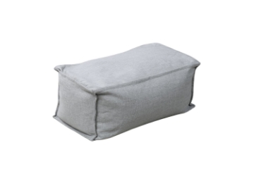Picture of COMFORT CLOUD Outdoor Bean Bag Square Pouf (Grey)