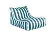 Picture of AIRYAURA Outdoor Bean Bag Lounger XL Size Cover (White & Green)