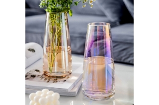Picture of ARTISTIC Colorful Glass Vase - Colorful