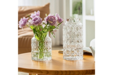 Picture of ERLENMEYER Transparent Glass Vase  - Short